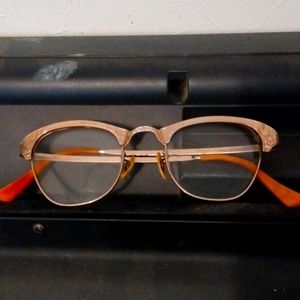 Cat Eye Ornate Eyeglass Bifocals  1/10 12K GF”Vint